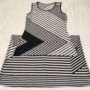 Milano Black and White Maxi Dress